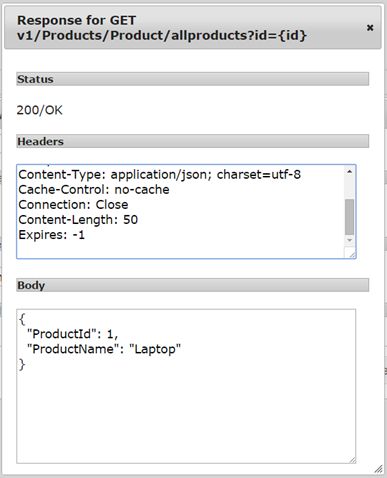 Add the value for parameter